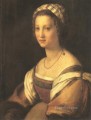 Portrait of the Artists Wife renaissance mannerism Andrea del Sarto
